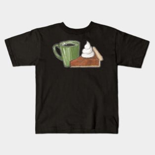 Coffee and Pie Kids T-Shirt